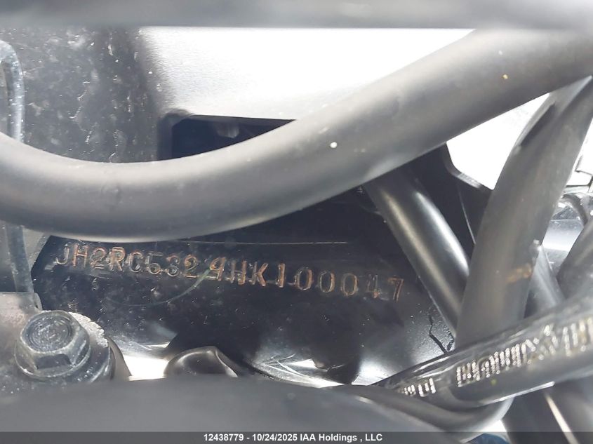 2017 Honda Vt750 C VIN: JH2RC5329HK100047 Lot: 12438779