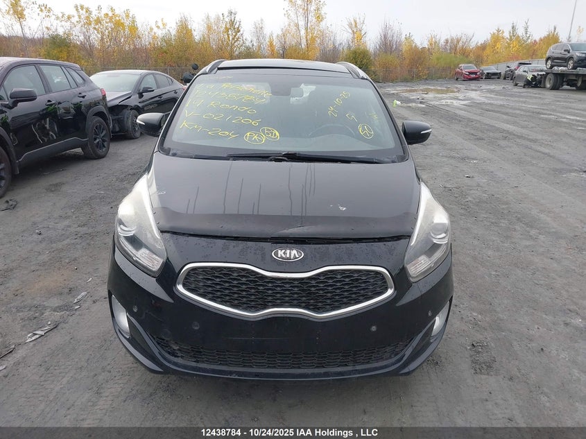 2014 Kia Rondo VIN: KNAHU8A3XE7021206 Lot: 12438784