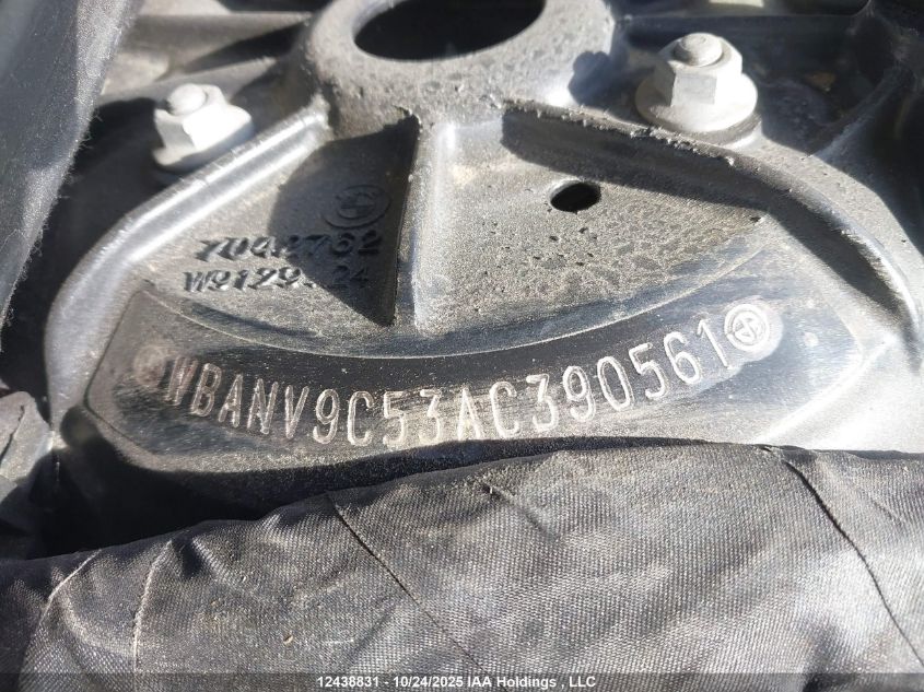 2010 BMW 535I xDrive VIN: WBANV9C53AC390561 Lot: 12438831