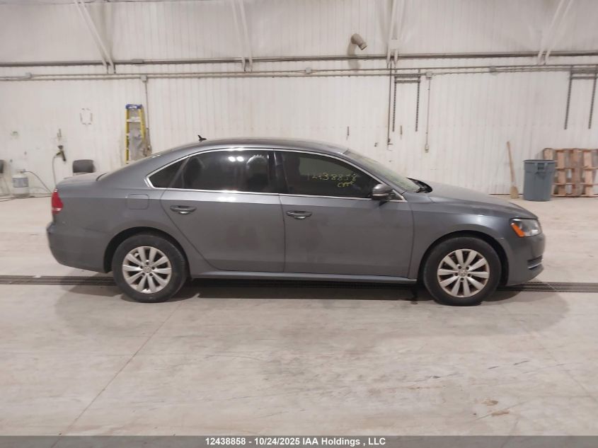 2014 Volkswagen Passat S VIN: 1VWAH7A32EC009042 Lot: 12438858