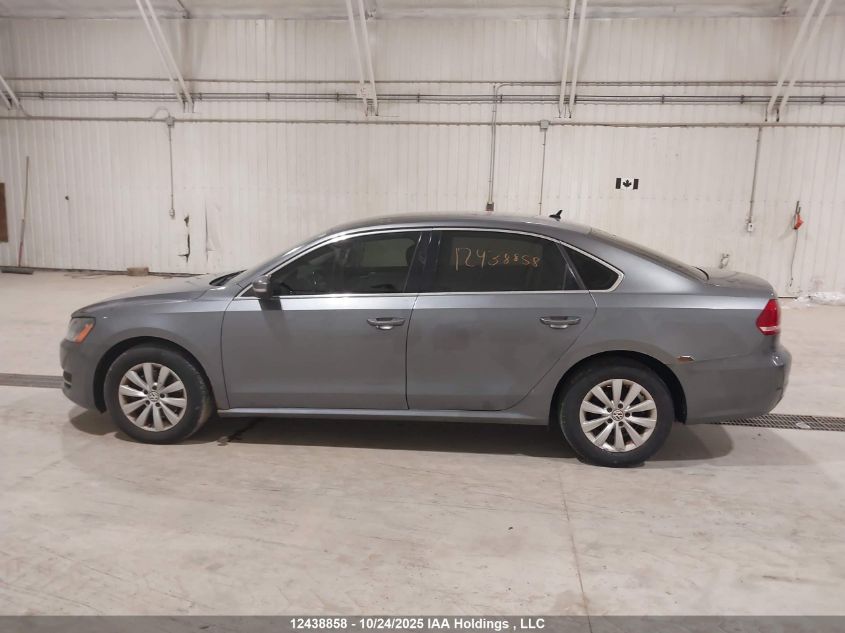2014 Volkswagen Passat S VIN: 1VWAH7A32EC009042 Lot: 12438858