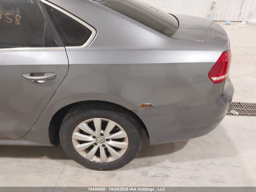 2014 Volkswagen Passat S VIN: 1VWAH7A32EC009042 Lot: 12438858