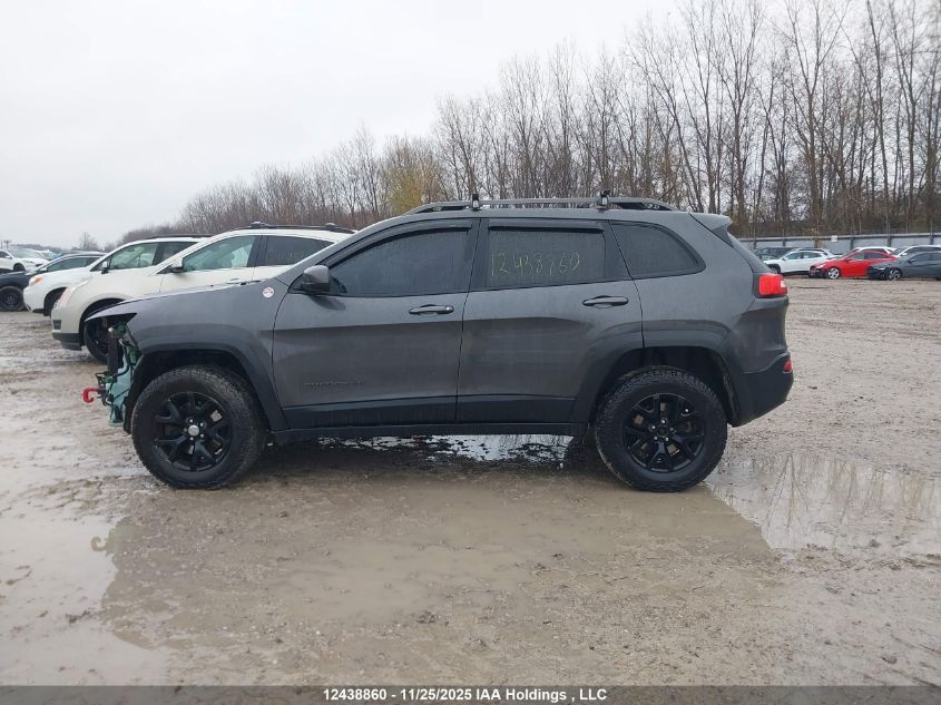 2015 Jeep Cherokee Trailhawk VIN: 1C4PJMBSXFW724253 Lot: 12438860