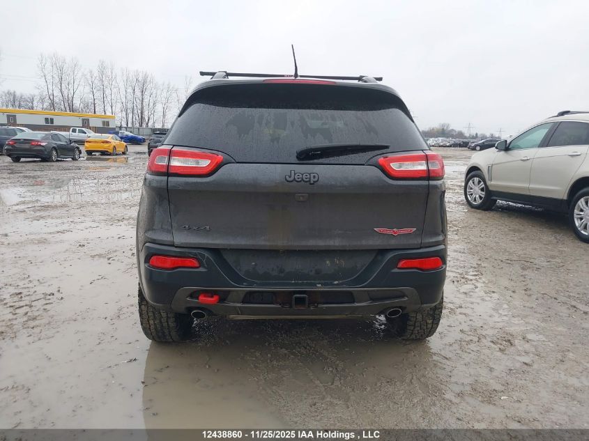 2015 Jeep Cherokee Trailhawk VIN: 1C4PJMBSXFW724253 Lot: 12438860