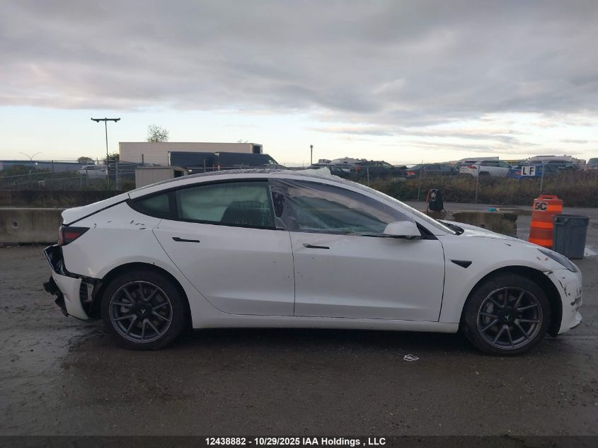 2022 Tesla Model 3 VIN: 5YJ3E1EA9NF351357 Lot: 12438882