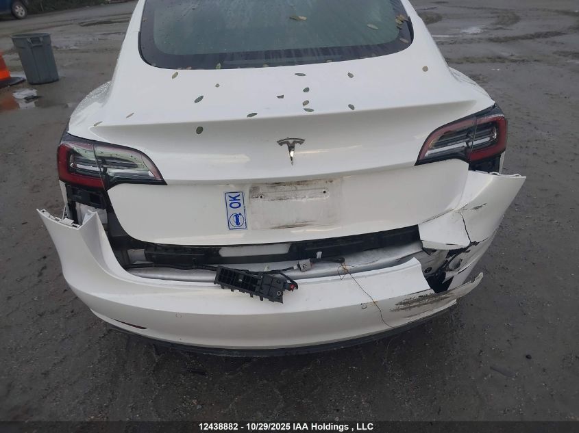 2022 Tesla Model 3 VIN: 5YJ3E1EA9NF351357 Lot: 12438882