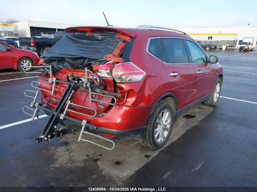 2015 Nissan Rogue S/Sl/Sv VIN: 5N1AT2MV0FC805786 Lot: 12438894