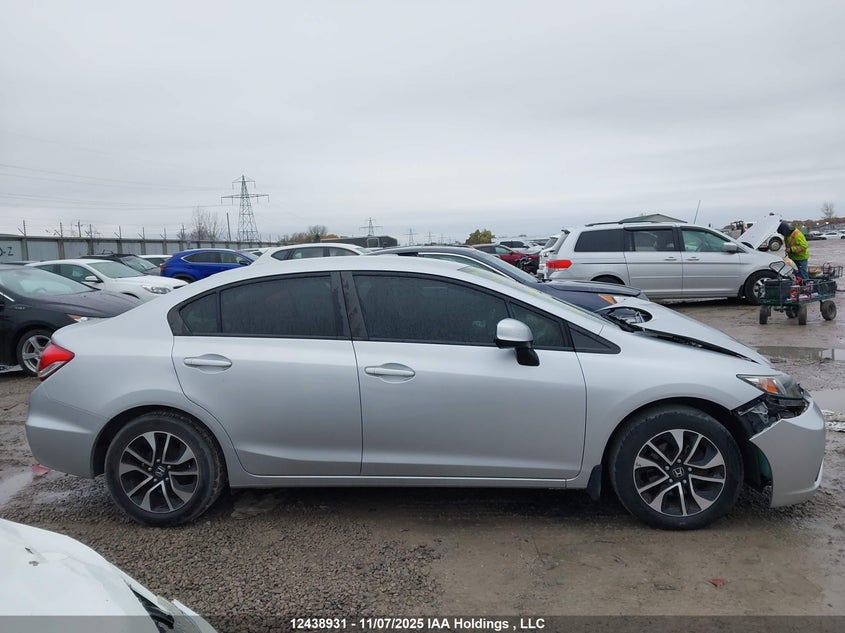 2013 Honda Civic Lx VIN: 2HGFB2F40DH023081 Lot: 12438931