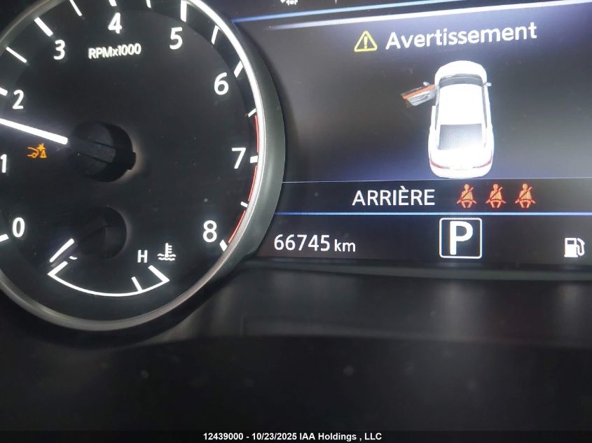 2023 Nissan Maxima Sl VIN: 1N4AA6DV7PC509639 Lot: 12439000