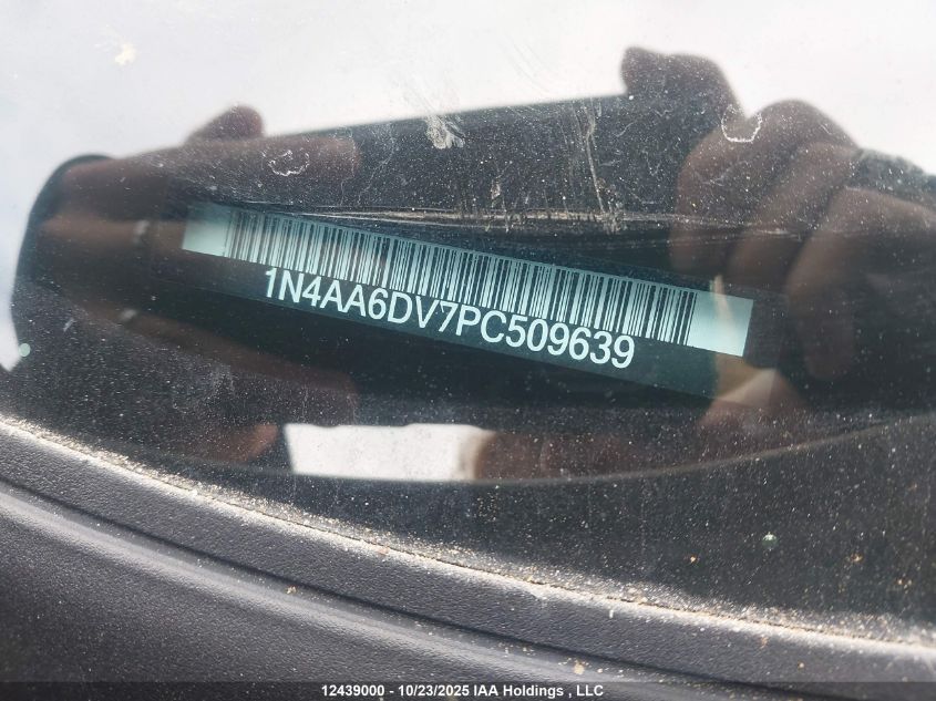 2023 Nissan Maxima Sl VIN: 1N4AA6DV7PC509639 Lot: 12439000