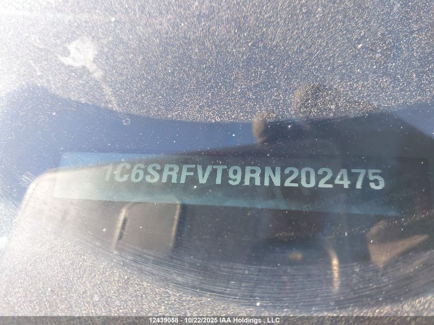 2024 Ram 1500 Sport VIN: 1C6SRFVT9RN202475 Lot: 12439058