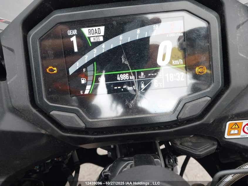 2025 Kawasaki Zx1100 J VIN: JKAZXBJ19SA000415 Lot: 12439096