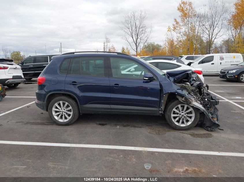 2014 Volkswagen Tiguan Comfortline/Highline/Trendline VIN: WVGJV3AX7EW505956 Lot: 12439184