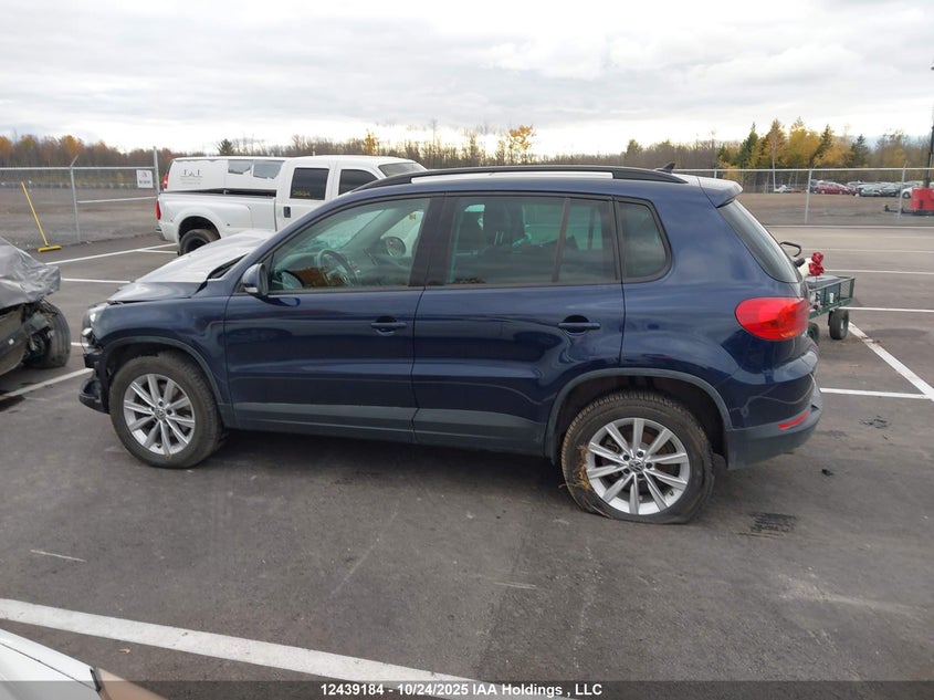 2014 Volkswagen Tiguan Comfortline/Highline/Trendline VIN: WVGJV3AX7EW505956 Lot: 12439184