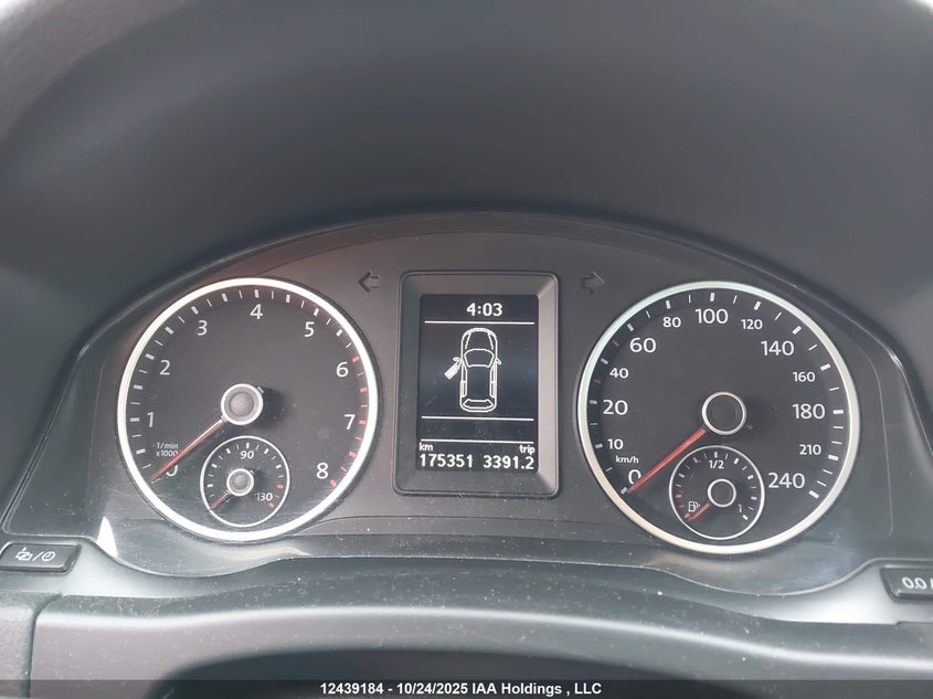 2014 Volkswagen Tiguan Comfortline/Highline/Trendline VIN: WVGJV3AX7EW505956 Lot: 12439184