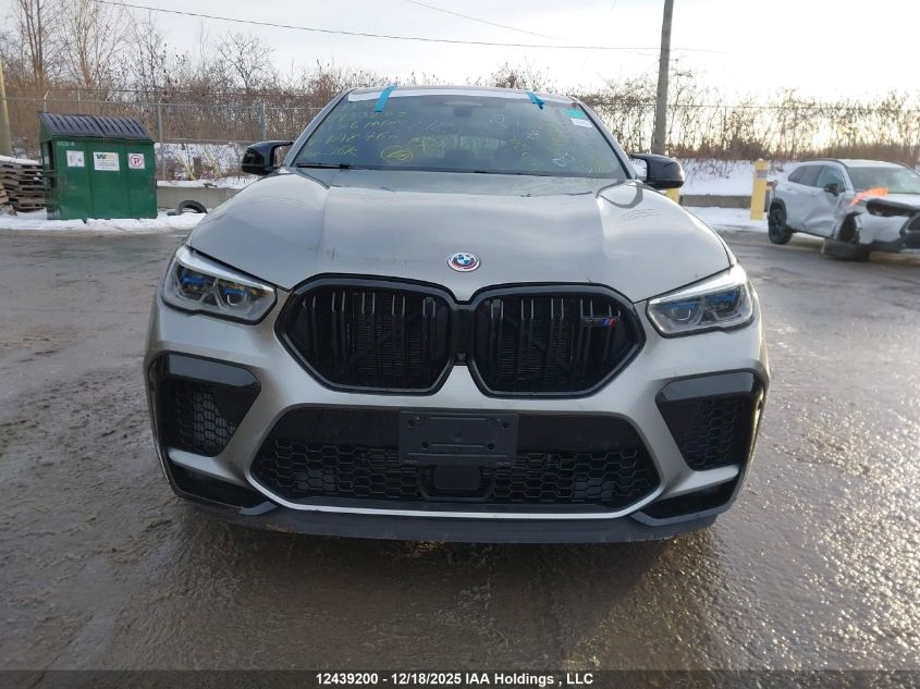 2021 BMW X6 M/M Competition VIN: 5YMCY0C08M9D78760 Lot: 12439200