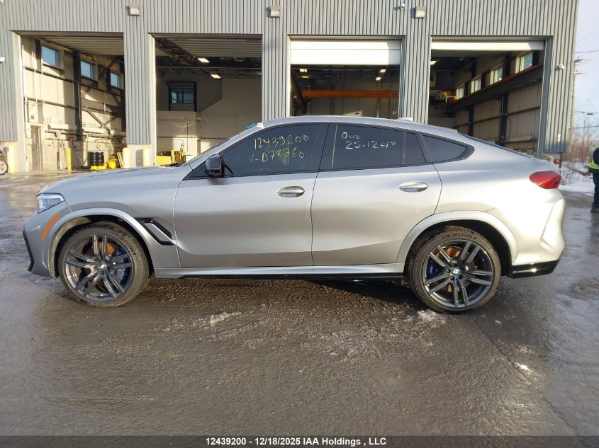 2021 BMW X6 M/M Competition VIN: 5YMCY0C08M9D78760 Lot: 12439200