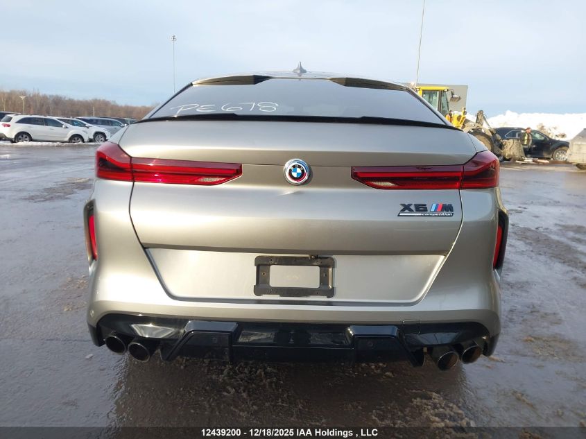 2021 BMW X6 M/M Competition VIN: 5YMCY0C08M9D78760 Lot: 12439200