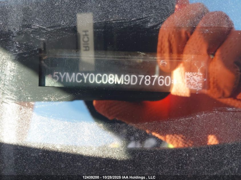 2021 BMW X6 M/M Competition VIN: 5YMCY0C08M9D78760 Lot: 12439200