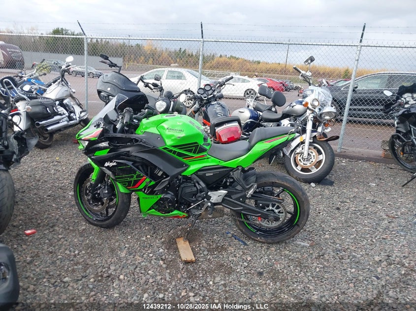 2024 Kawasaki Ex650 P VIN: ML5EXEP18RDAC9547 Lot: 12439212