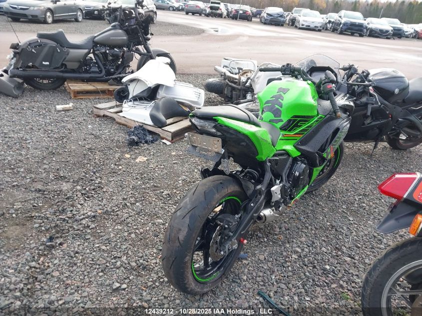 2024 Kawasaki Ex650 P VIN: ML5EXEP18RDAC9547 Lot: 12439212