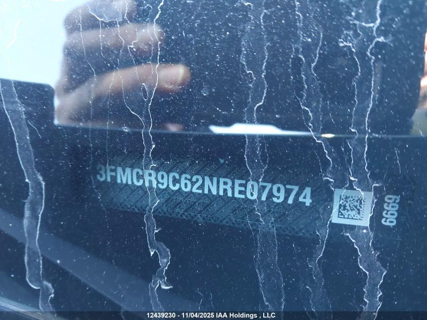 2022 Ford Bronco Sport Outer Banks VIN: 3FMCR9C62NRE07974 Lot: 12439230