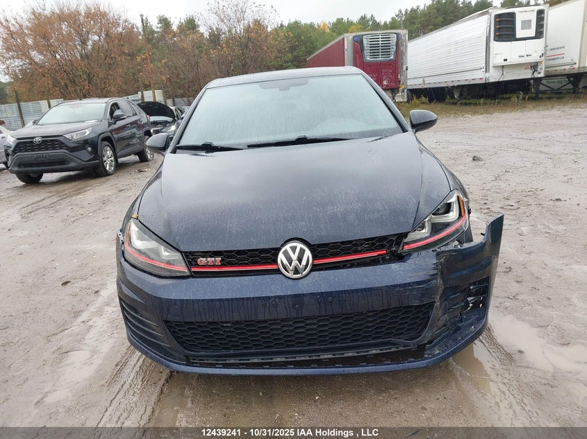 2017 Volkswagen Golf Gti 5-Door Autobahn VIN: 3VW5T7AU1HM055439 Lot: 12439241