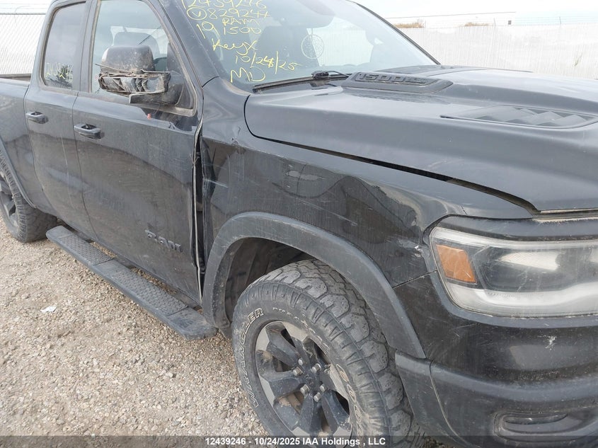 2019 Ram 1500 Sport/Rebel VIN: 1C6SRFET0KN829247 Lot: 12439246