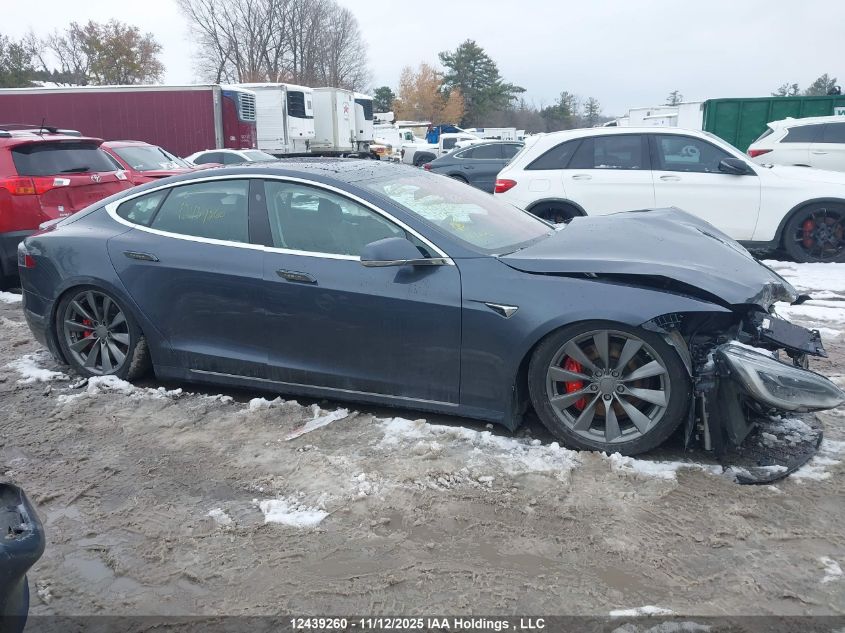 2017 Tesla Model S 100D/60D/75D/90D/P100D VIN: 5YJSA1E43HF193815 Lot: 12439260