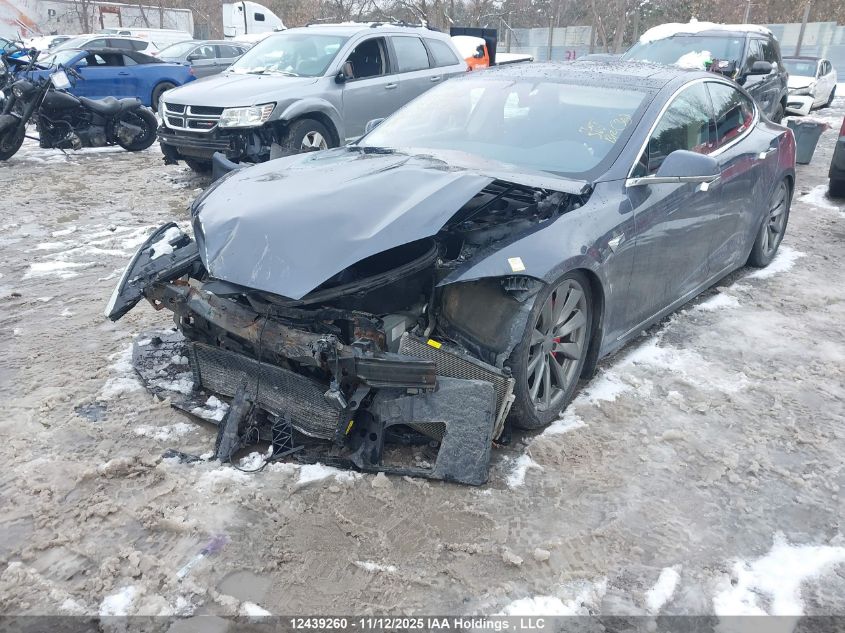 2017 Tesla Model S 100D/60D/75D/90D/P100D VIN: 5YJSA1E43HF193815 Lot: 12439260