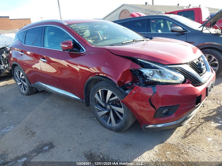 5N1AZ2MH1FN269556 2015 Nissan Murano Platinum/Sl/Sv auction photo 1