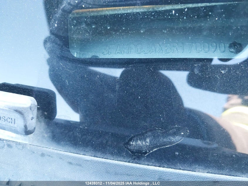 2011 Ford Fusion Sel VIN: 3FAHP0JAXBR170090 Lot: 12439312