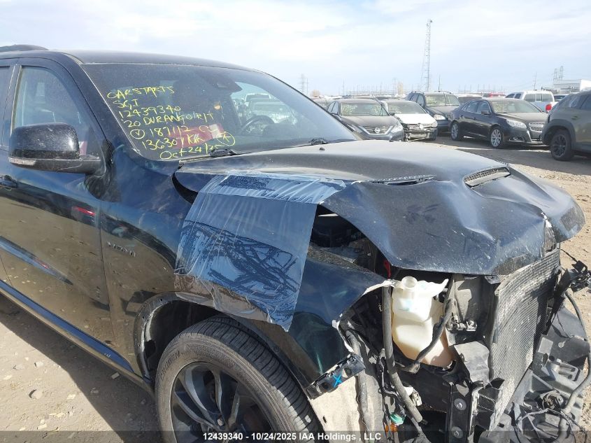 2020 Dodge Durango R/T VIN: 1C4SDJCT6LC187112 Lot: 12439340