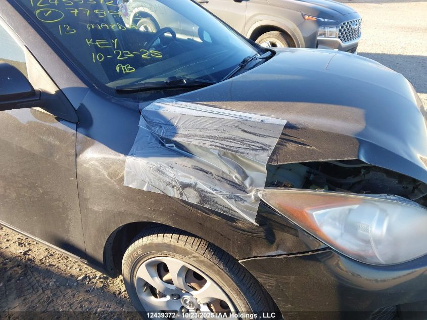 2013 Mazda 3 I VIN: JM1BL1KF1D1779903 Lot: 12439372