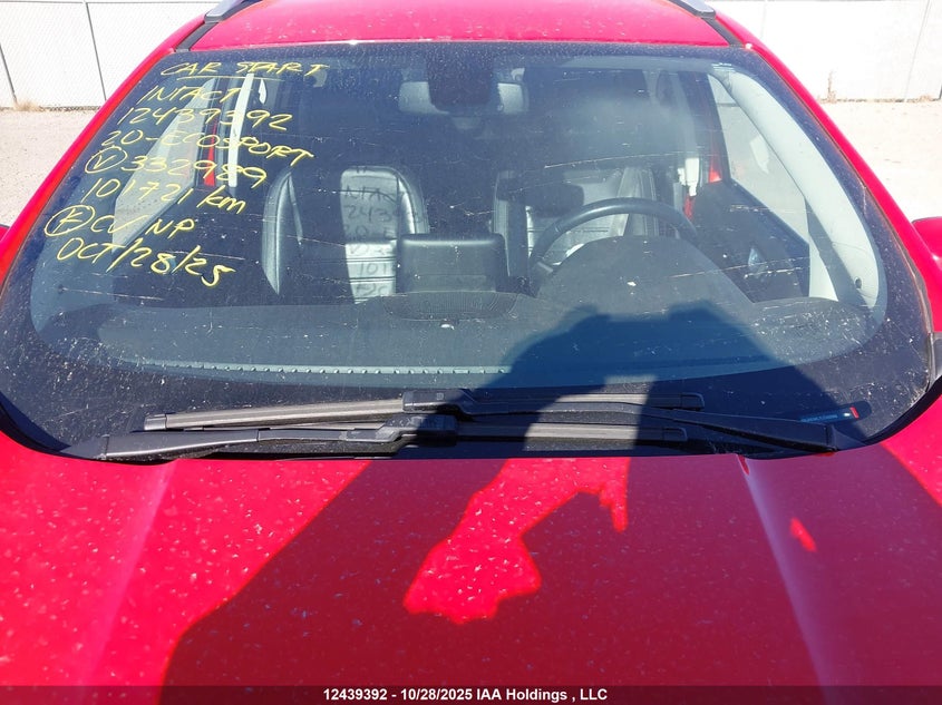 MAJ6S3KL7LC332989 2020 FORD ECOSPORT photo no. 18