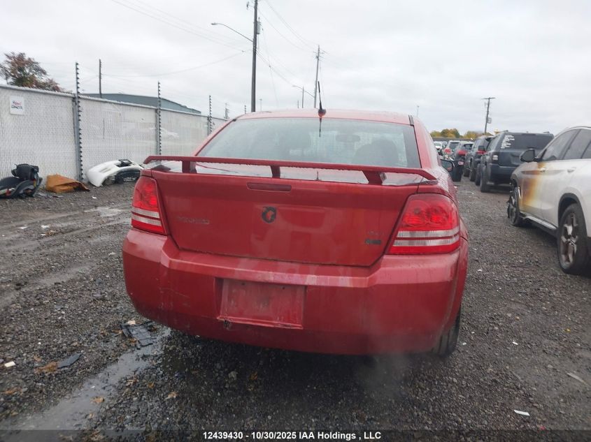 2008 Dodge Avenger Sxt VIN: 1B3LC56R88N141602 Lot: 12439430