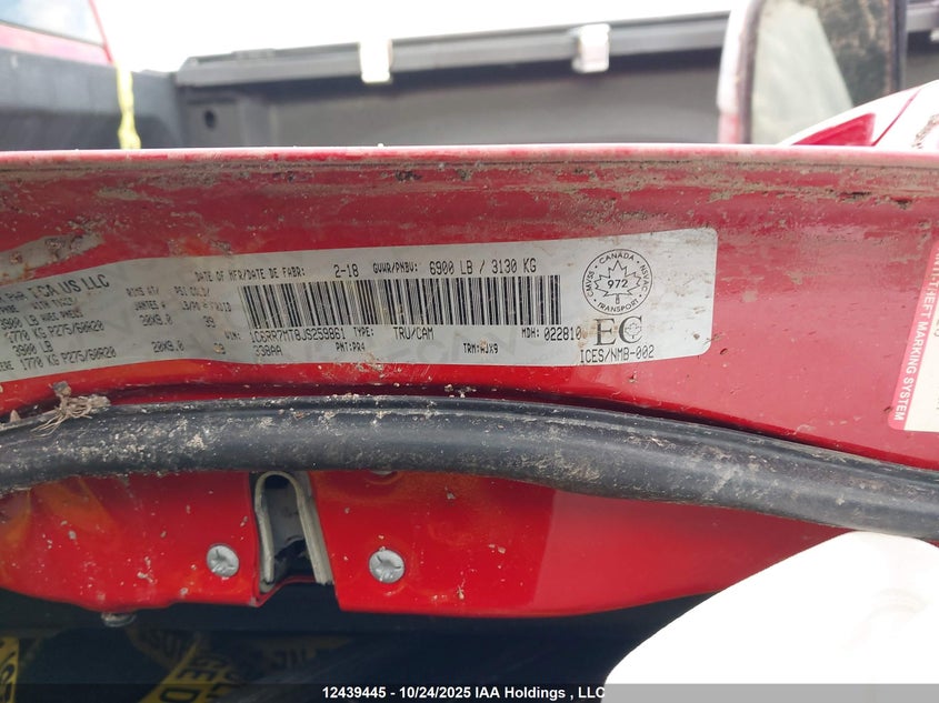 1C6RR7MT8JS259861 2018 RAM 1500 photo no. 18