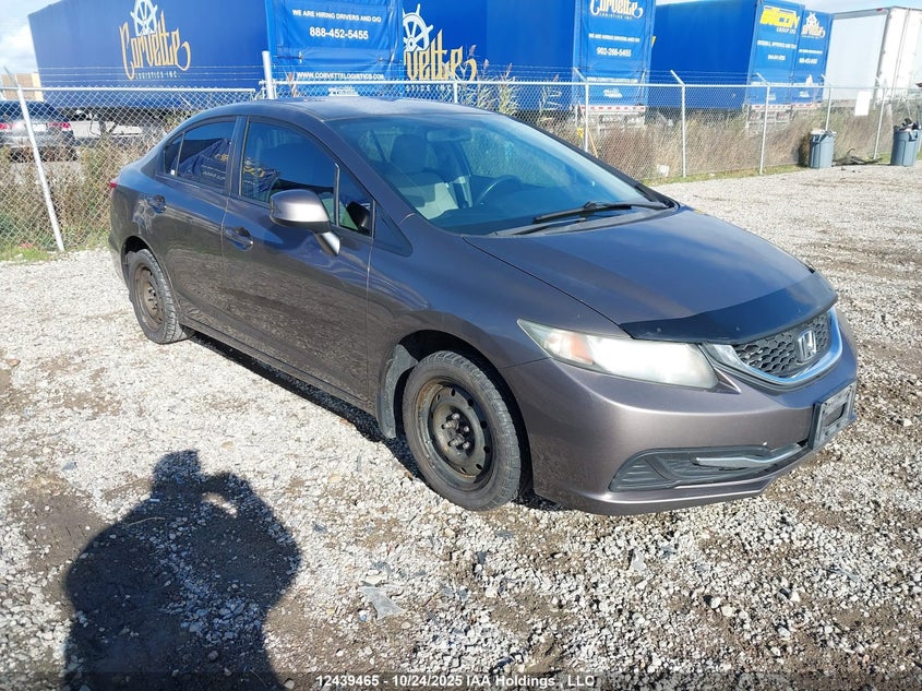 2HGFB2F43DH008350 2013 Honda Civic Lx auction photo 1