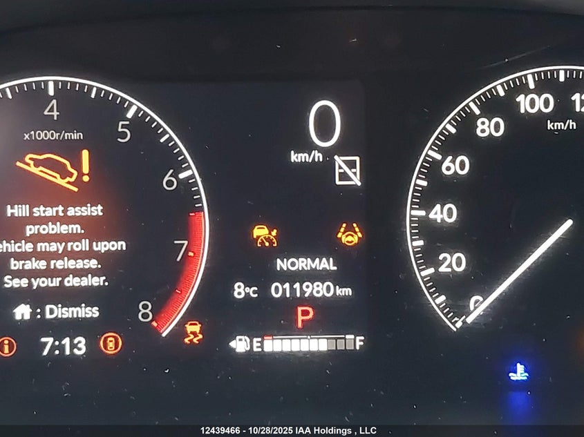 2025 Honda Cr-V Lx VIN: 2HKRS4H24SH121988 Lot: 12439466