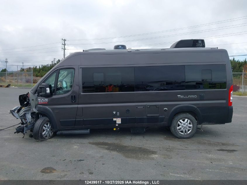 2020 Ram Promaster 3500 Window Van High Roof Extended 159 In. Wb VIN: 3C6URVUG7LE123440 Lot: 12439517