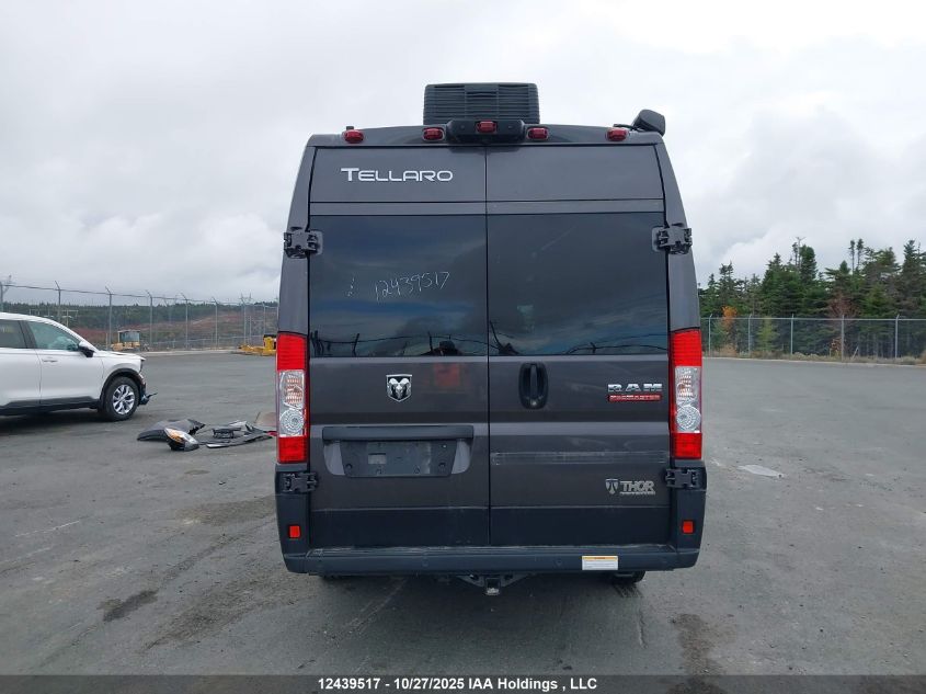 2020 Ram Promaster 3500 Window Van High Roof Extended 159 In. Wb VIN: 3C6URVUG7LE123440 Lot: 12439517