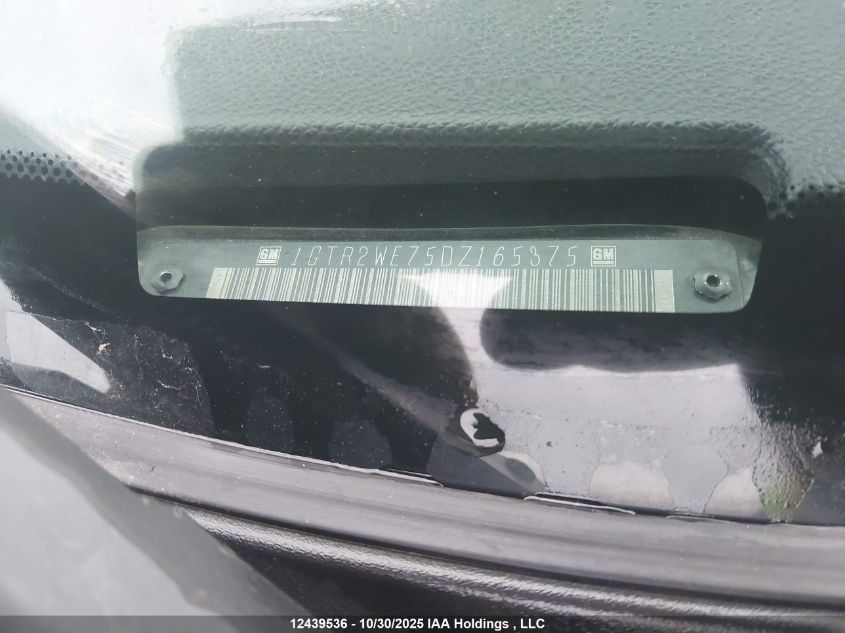 2013 GMC Sierra 1500 Slt VIN: 1GTR2WE75DZ165375 Lot: 12439536