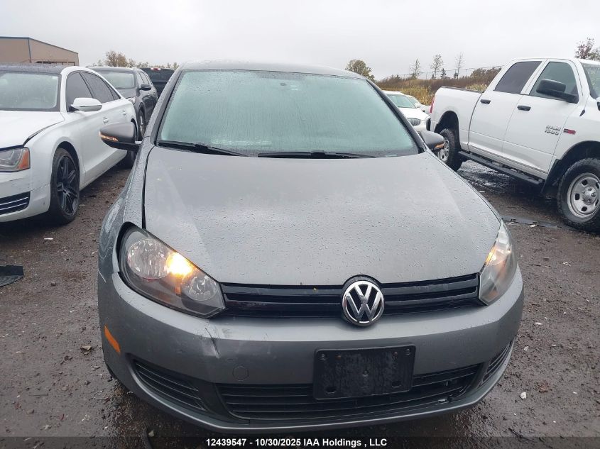 2012 Volkswagen Golf 2.5L Comfortline/2.5L Highline/2.5L Sportline/2.5L Trendline VIN: WVWCA7AJ2CW214936 Lot: 12439547