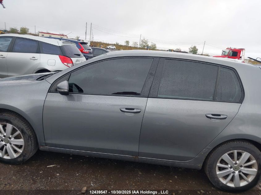 2012 Volkswagen Golf 2.5L Comfortline/2.5L Highline/2.5L Sportline/2.5L Trendline VIN: WVWCA7AJ2CW214936 Lot: 12439547