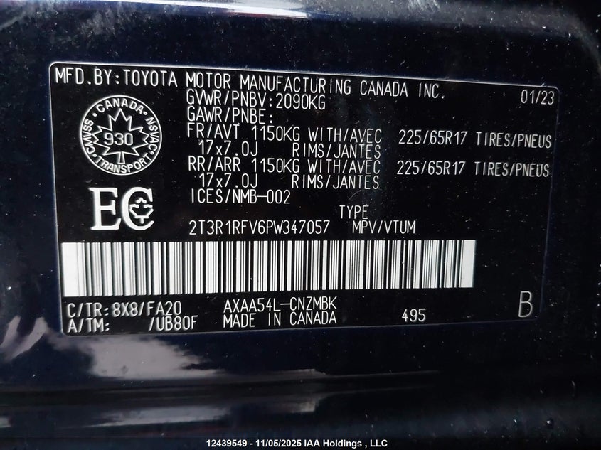2T3R1RFV6PW347057 2023 TOYOTA RAV 4 photo no. 18
