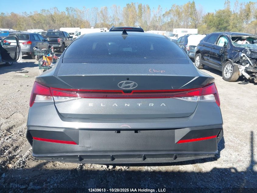 2025 Hyundai Elantra Preferred W/Tech Package VIN: KMHLM4DG7SU077827 Lot: 12439613