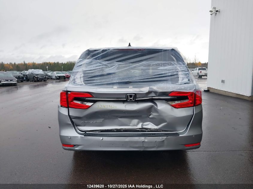 2022 Honda Odyssey Exl VIN: 5FNRL6H67NB500420 Lot: 12439620