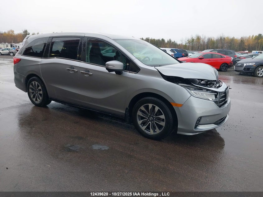 5FNRL6H67NB500420 2022 Honda Odyssey Exl auction photo 1