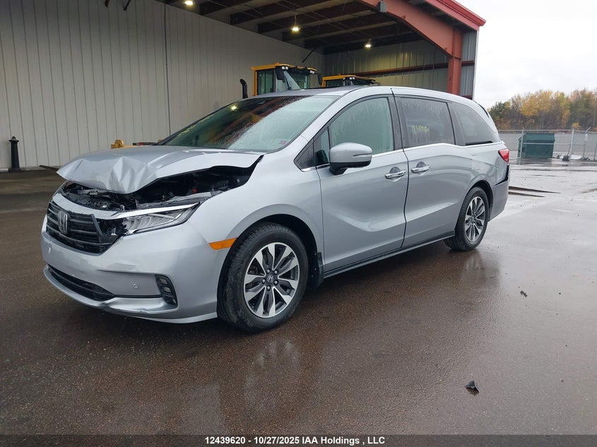 5FNRL6H67NB500420 2022 HONDA ODYSSEY photo no. 2