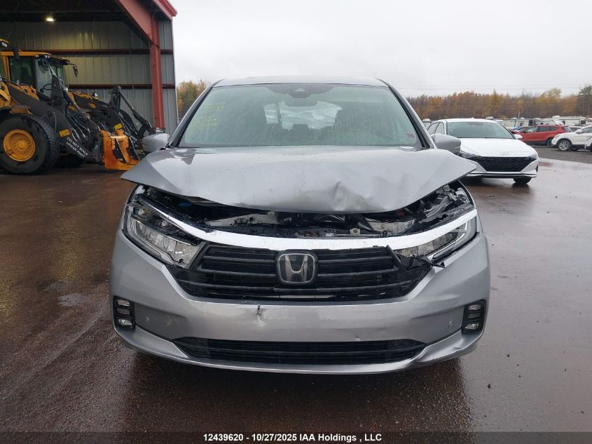 2022 Honda Odyssey Exl VIN: 5FNRL6H67NB500420 Lot: 12439620